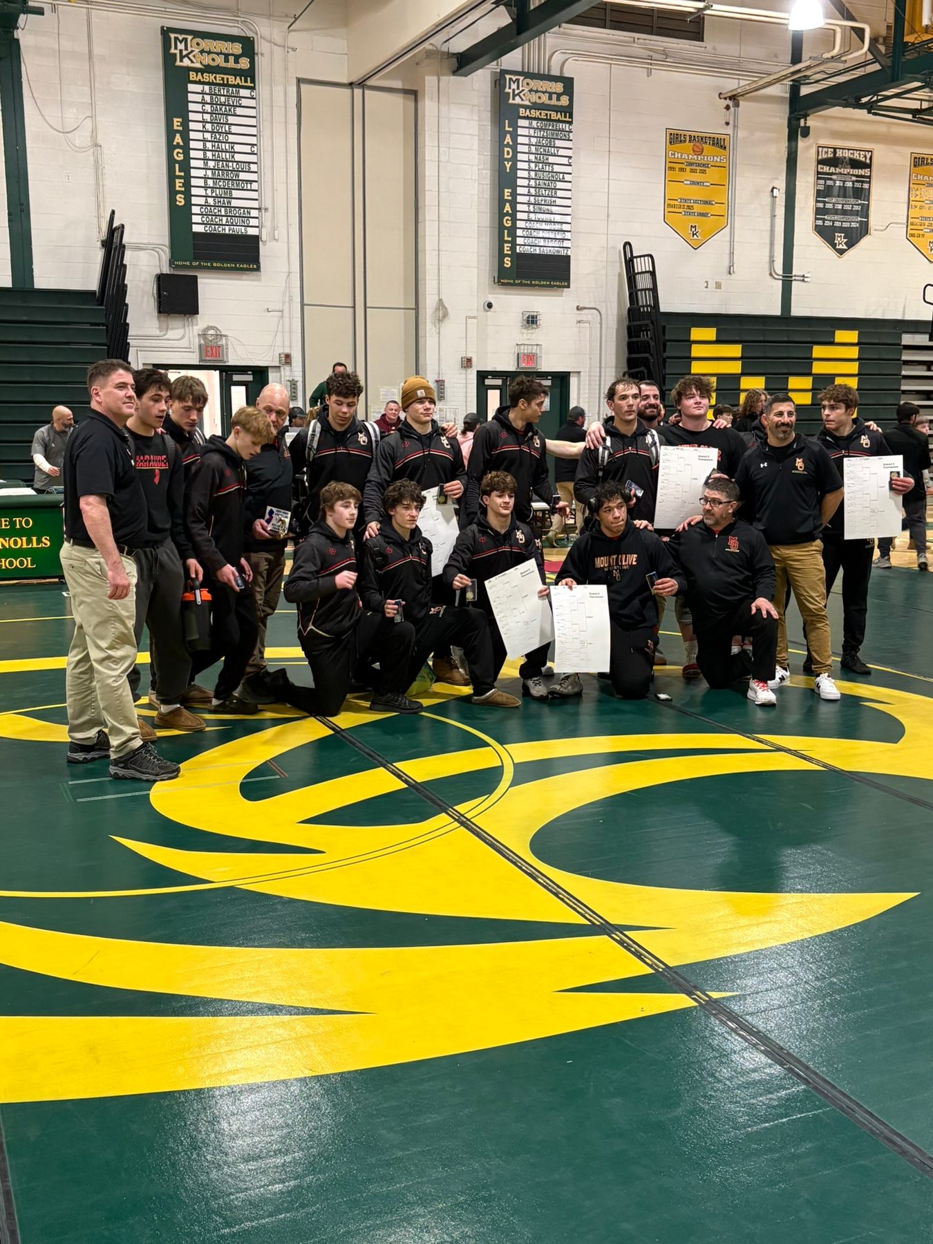 Thomas McDonald highlight: 9 District Champs for Mount Olive - District Tournament - Feb 22, 2026