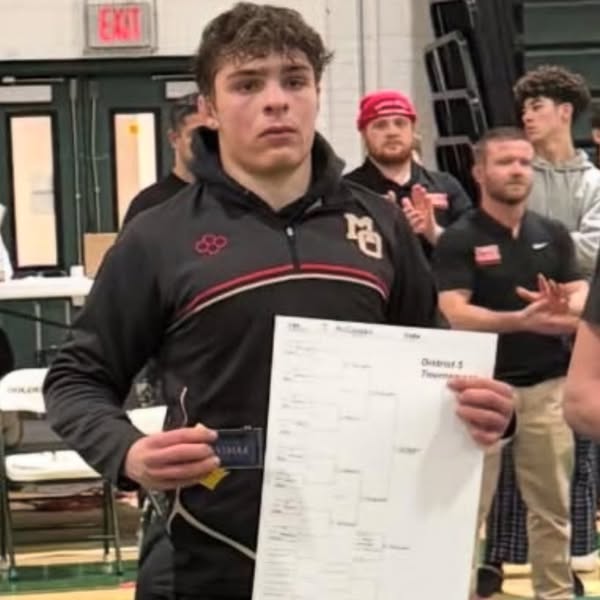 Thomas McDonald highlight: Estebuilt Wrestling Club - District Tournament - Feb 22, 2026